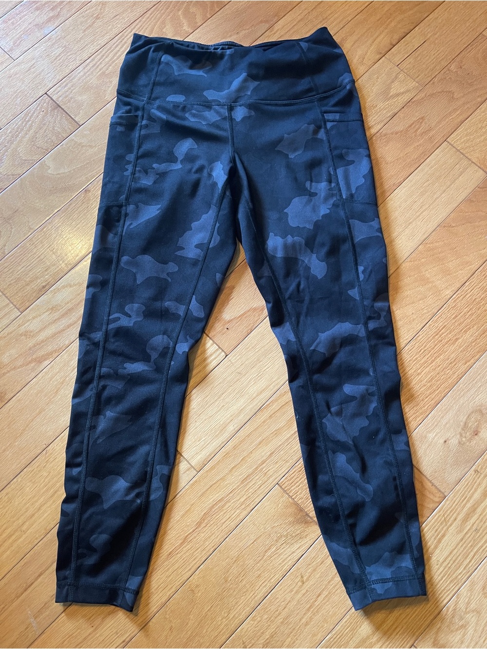 Yogalicious Lux Camo High Waisted Leggings Black Size Medium M